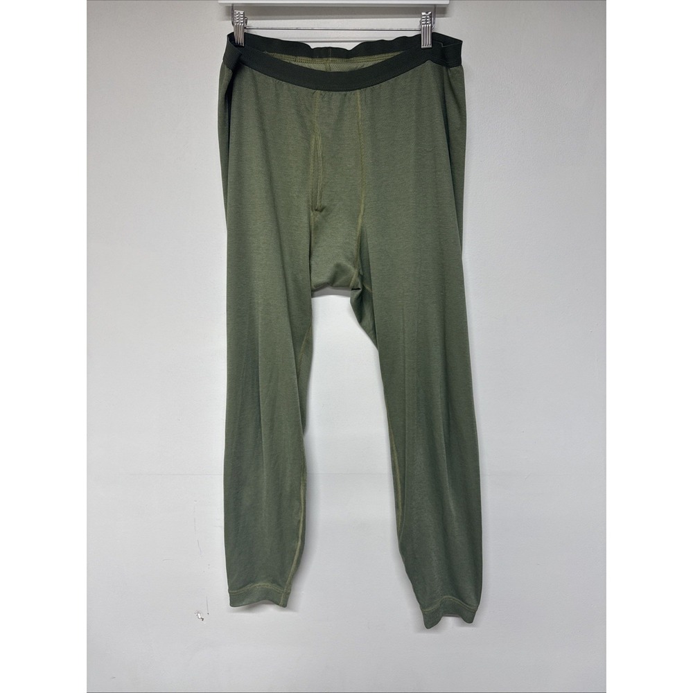 Patagonia Capilene Mens XL Thermal Pants Green Hiking Base Layer Tapered Leg